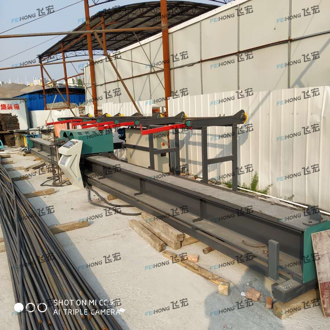 祝贺飞宏4套钢筋加工设备陆续进驻江阴焦家村中铁十二局南沿江城际铁路项目