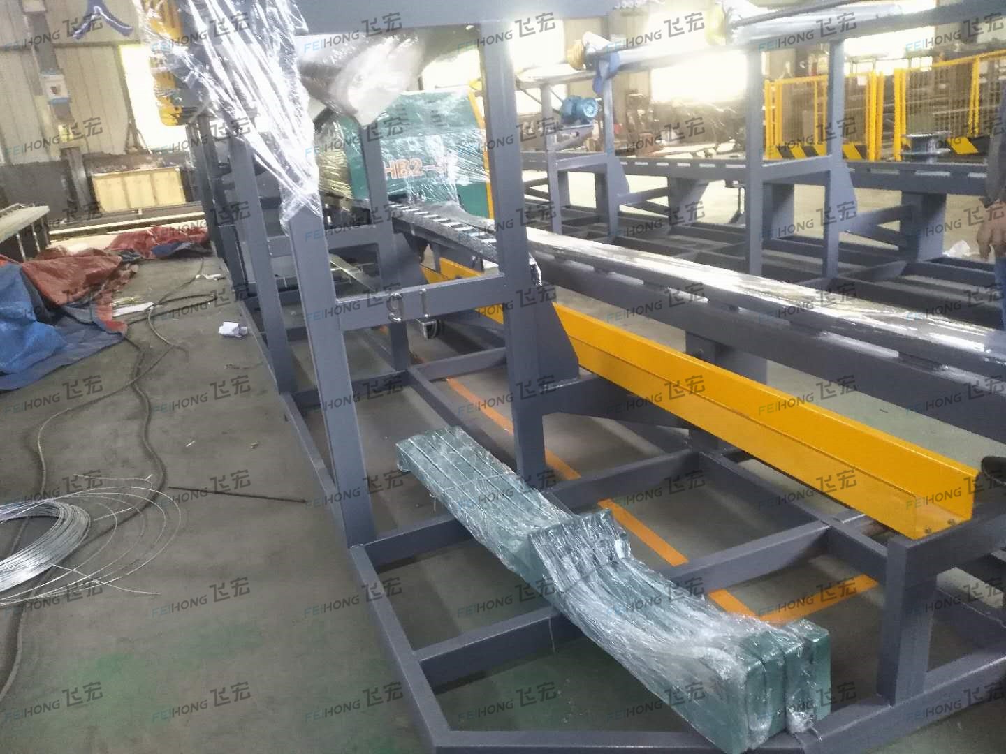 喜讯！祝贺飞宏1套智能钢筋加工设备进驻中铁六局北京丰台车站项目施工现场