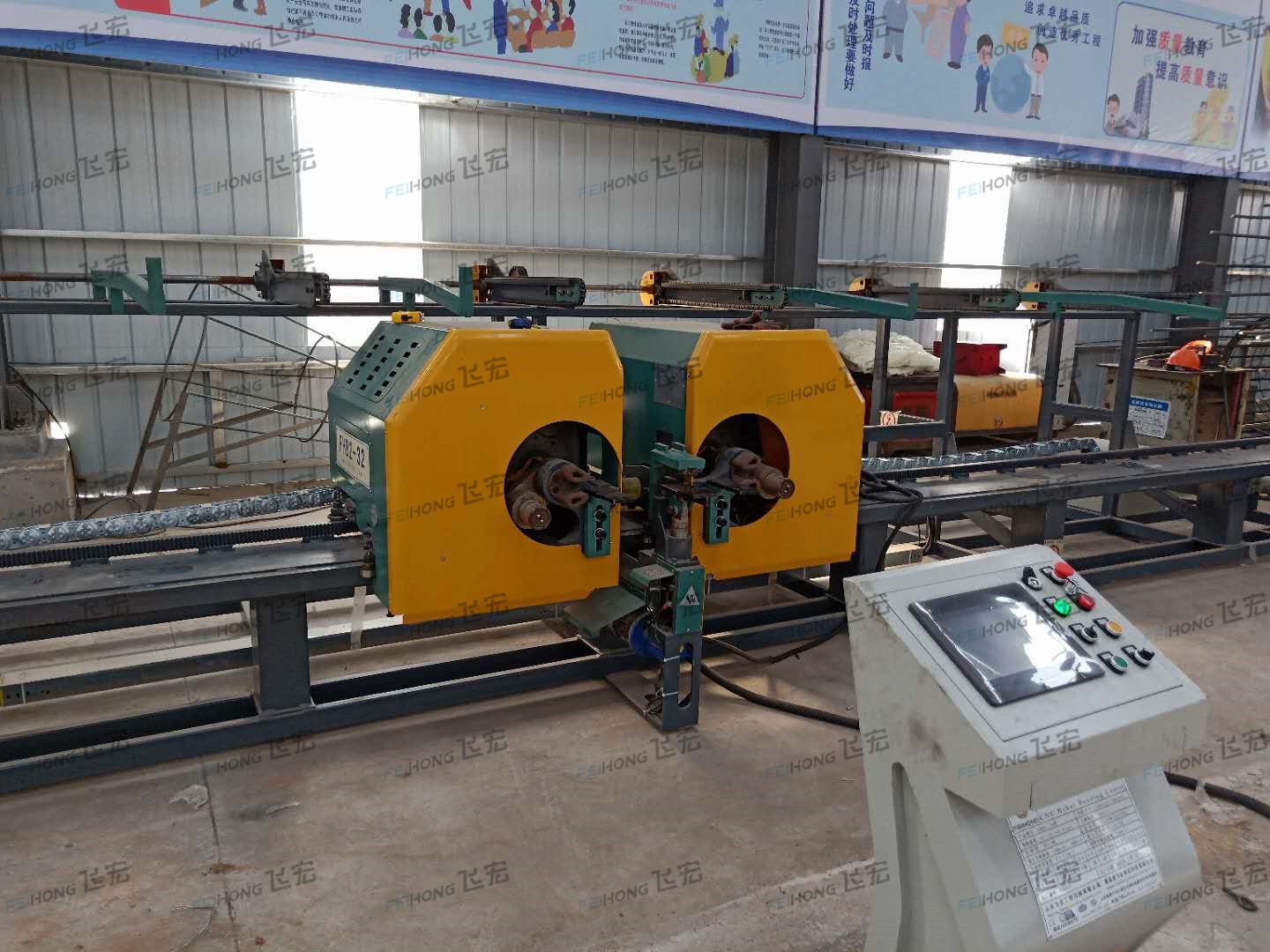 钢筋笼滚焊机 立式钢筋弯曲中心助力高速公路建设项目