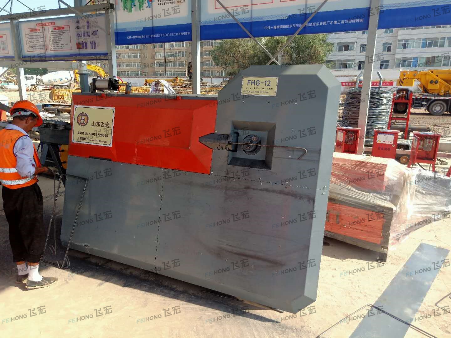 全自动钢筋弯箍机 钢筋调直切断机进驻中铁一局甘肃兰州